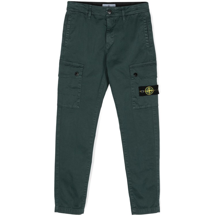 STONE ISLAND Cargo con applicazione Compass