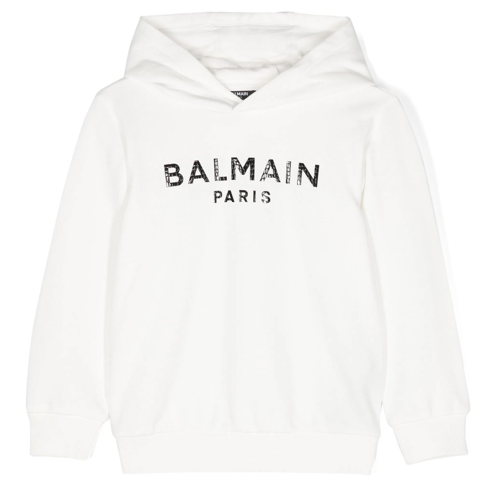 BALMAIN Felpa cappuccio...