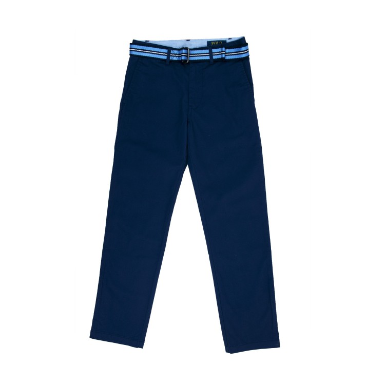 RALPH LAUREN Pantalone blu chiaro bambino