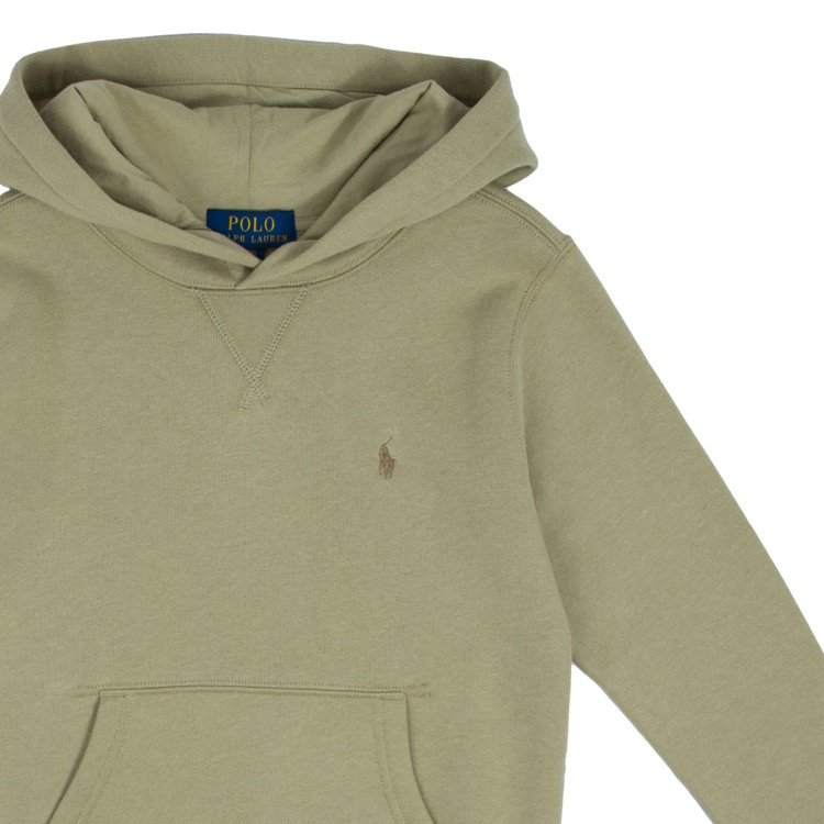 RALPH LAUREN Felpa con cappuccio nocciola bambino