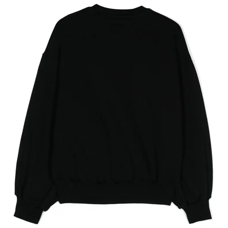 MSGM SWEATSHIRT GIRL NERO/BLACK