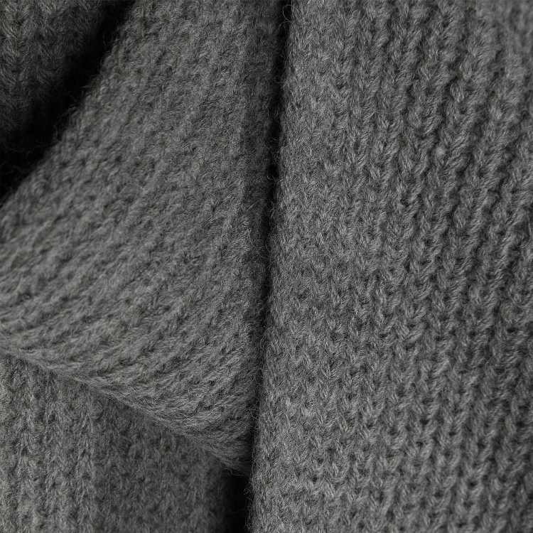 MSGM WOOL SCARF UNISEX GRIGIO MELANGE/GREY ME