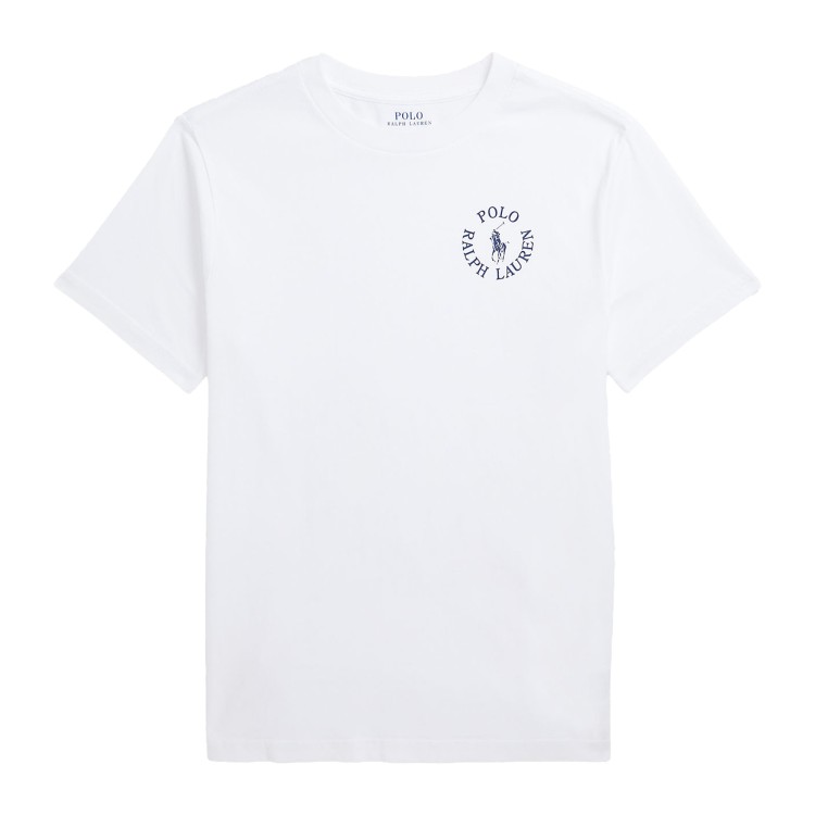 RALPH LAUREN SSCNM1-KNIT SHIRTS-T-SHIRT.WHITE