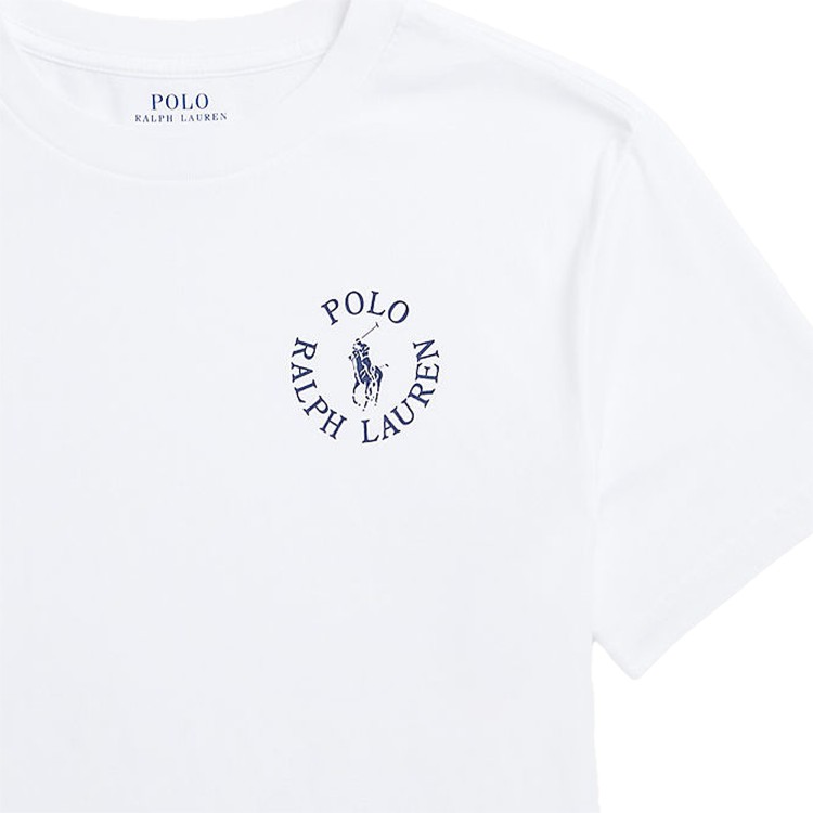 RALPH LAUREN SSCNM1-KNIT SHIRTS-T-SHIRT.WHITE