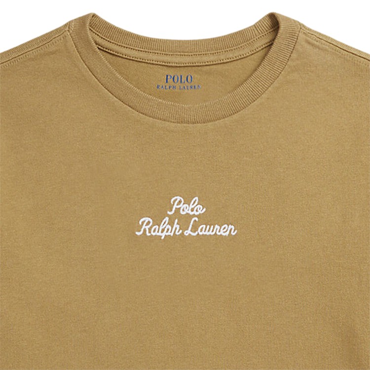 RALPH LAUREN SS CN-KNIT SHIRTS-T-SHIRT.NEW BRONZE