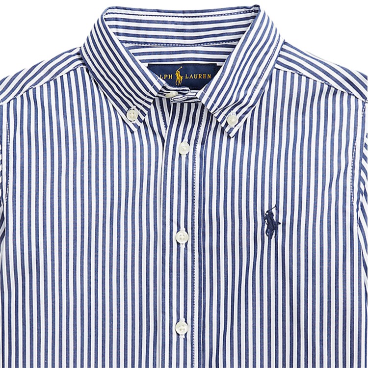 RALPH LAUREN SPORT SHIRT.NAVY