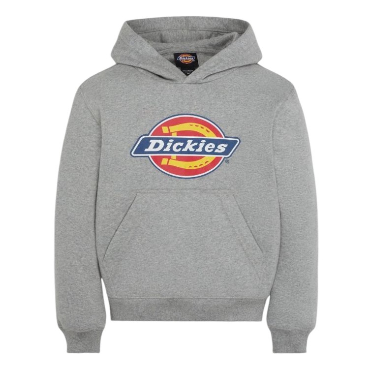 DICKIES YOUTH LOGO HOODIE HEATHER GRAY