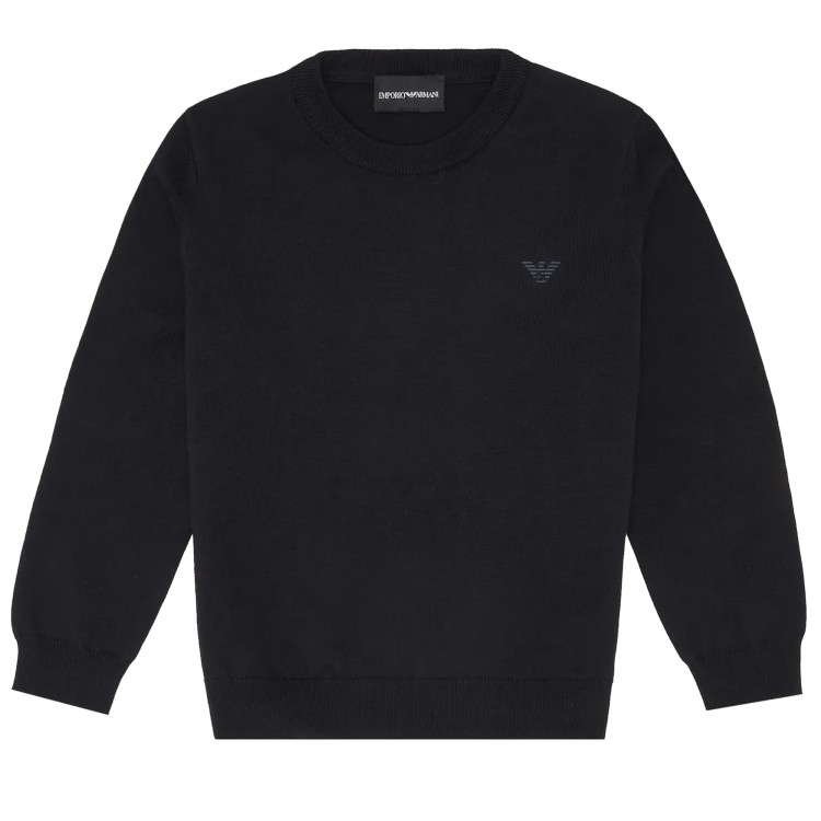 EMPORIO ARMANI Maglione blu navy bambino