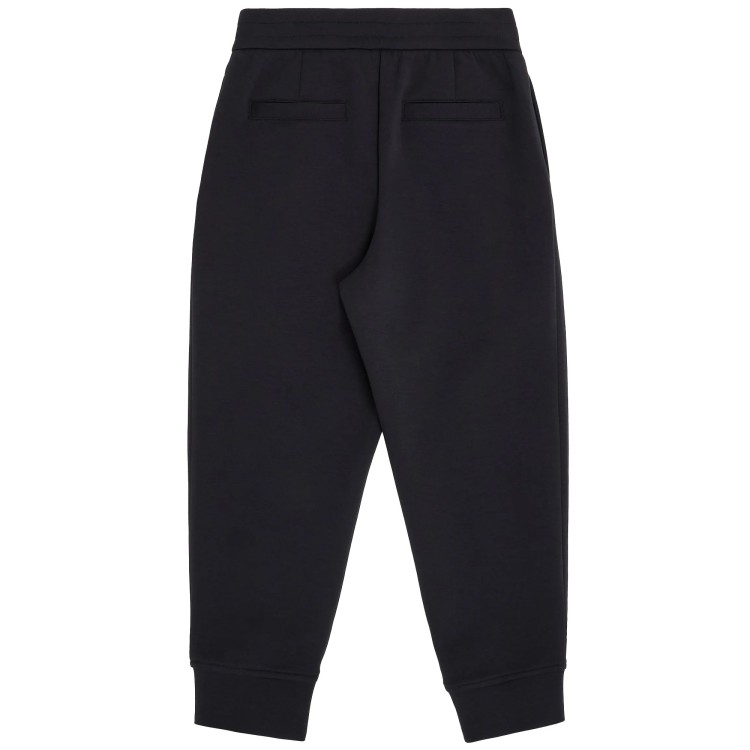 EMPORIO ARMANI Pantaloni neri jogger bambino