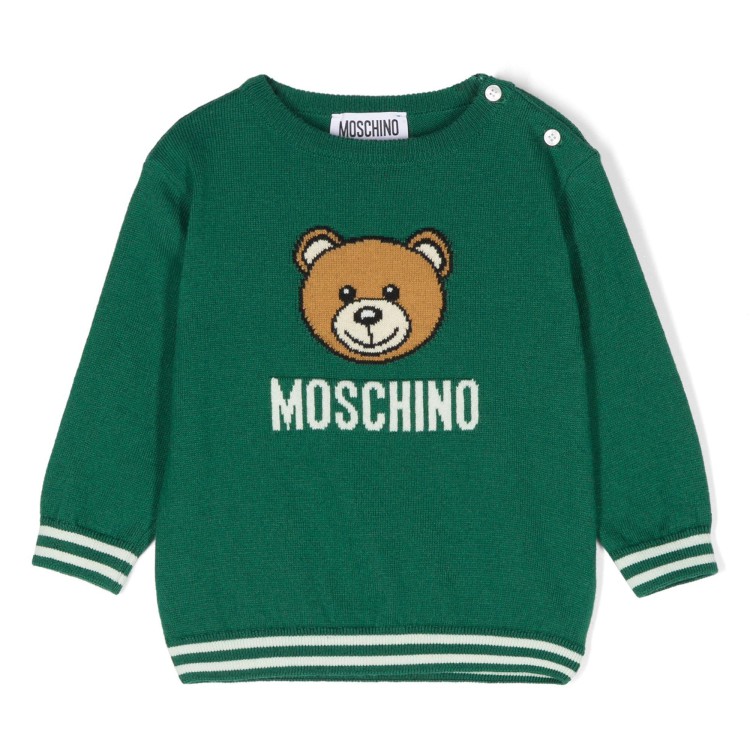 MOSCHINO GIROCOLLO M/L.FOREST GREEN