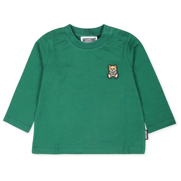 MOSCHINO BLUSA M/L.FOREST GREEN