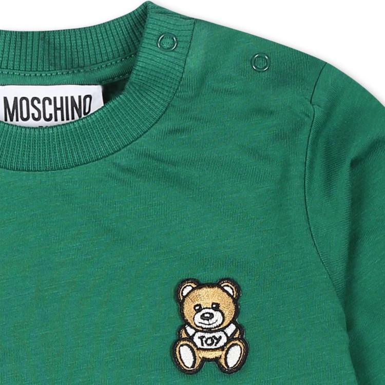 MOSCHINO BLUSA M/L.FOREST GREEN