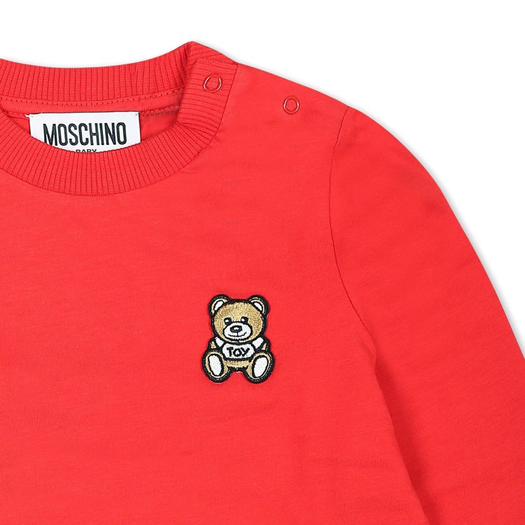 MOSCHINO BLUSA M/L.POPPY RED