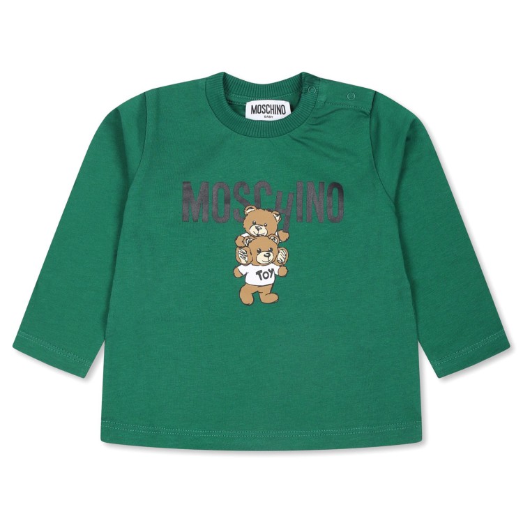 MOSCHINO BLUSA M/L.FOREST GREEN