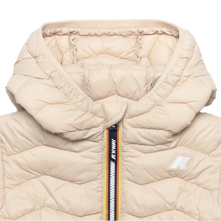 K-WAY E. JACK QUILTED WARM.Pink Tint