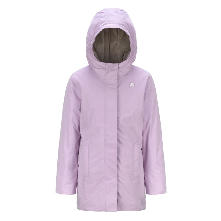 K-WAY P. DENISE SOFT TOUCH MARMOTTA.Violet Lt Lilac - Gr