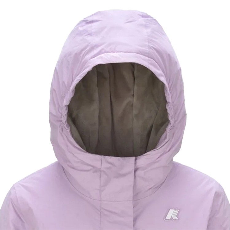 K-WAY P. DENISE SOFT TOUCH MARMOTTA.Violet Lt Lilac - Gr