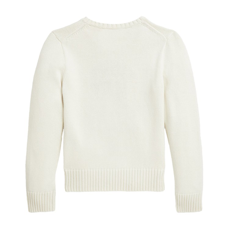 RALPH LAUREN PULLOVER.WHITE