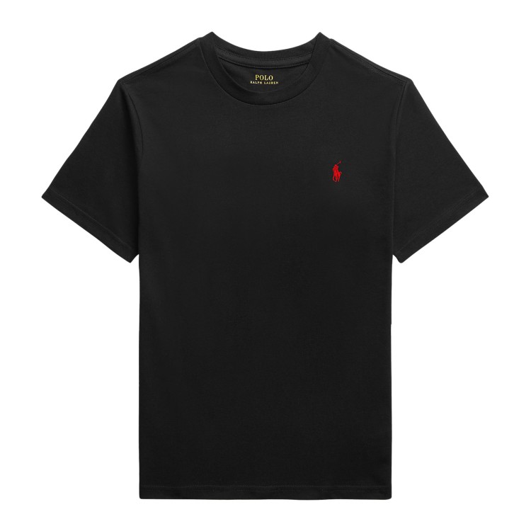 RALPH LAUREN SS CN-TOPS-T-SHIRT.RL BLACK