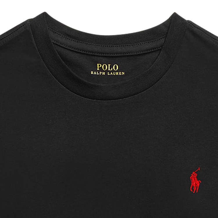 RALPH LAUREN SS CN-TOPS-T-SHIRT.RL BLACK