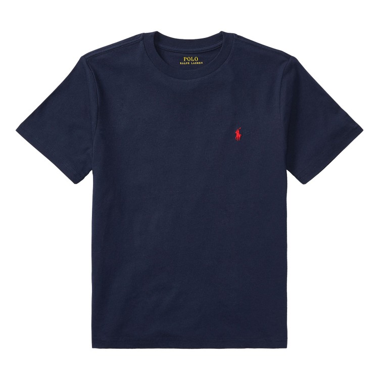 RALPH LAUREN SS CN-TOPS-T-SHIRT.CRUISE NAVY