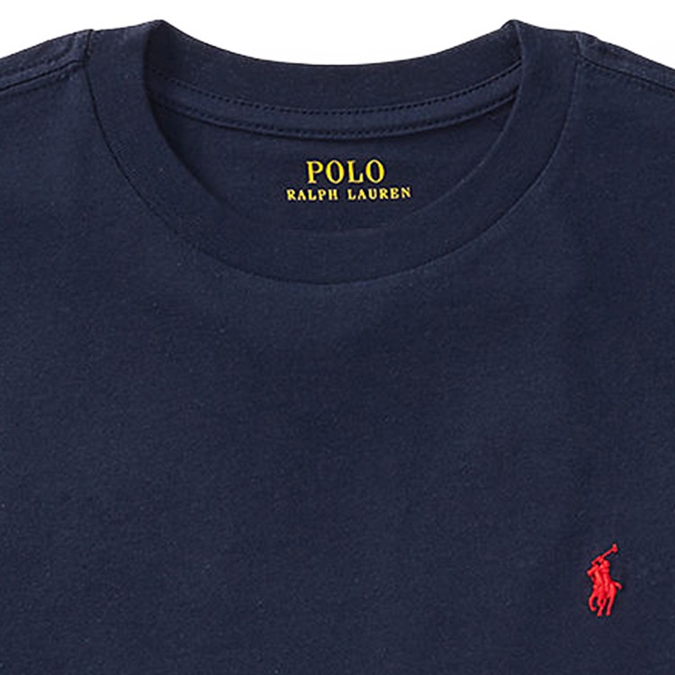 RALPH LAUREN SS CN-TOPS-T-SHIRT.CRUISE NAVY