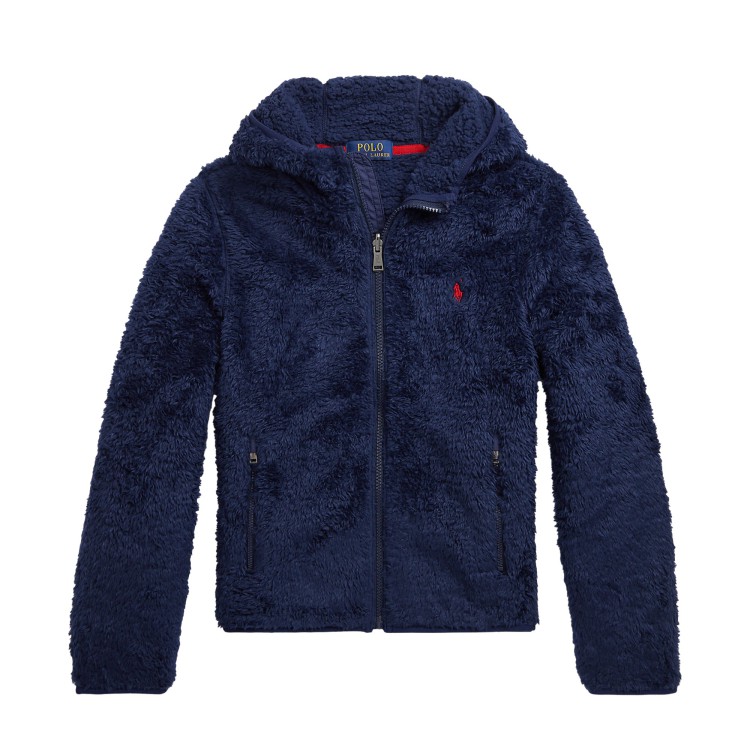 RALPH LAUREN FZ JACKET M1-KNIT SHIRTS-FULL ZIP.NEWPORT NAVY