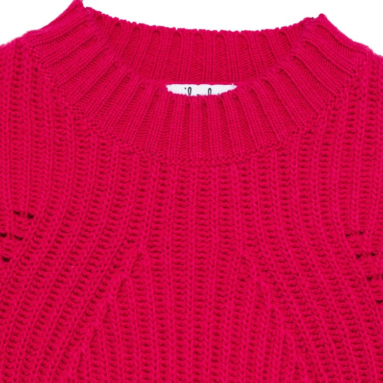 IL GUFO MAGLIA TRICOT.FUXIA