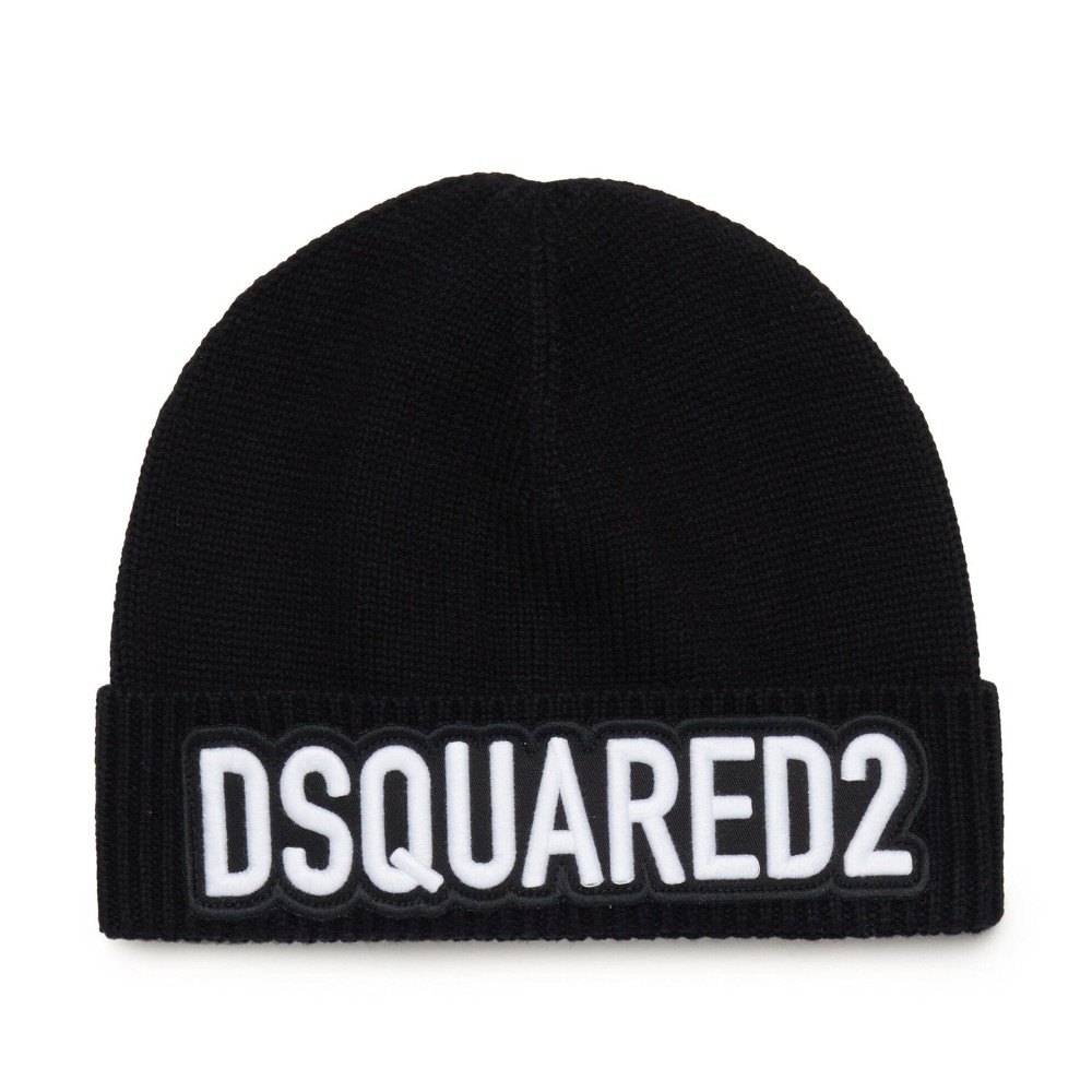 DSQUARED Berretto nero con...