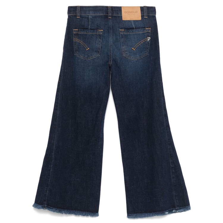 DONDUP Jeans blu scuro wide leg bambina