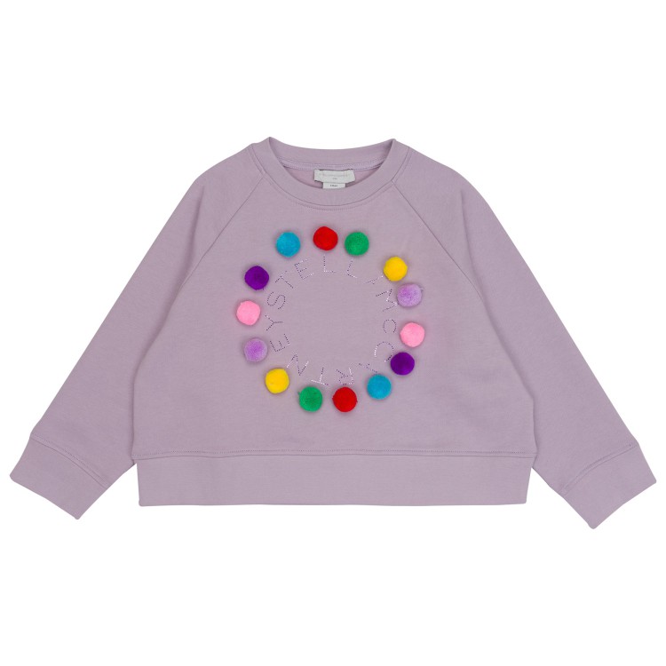 STELLA McCARTNEY SWEATSHIRT.LILAC