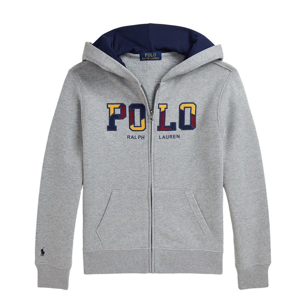 RALPH LAUREN fz hood knit...