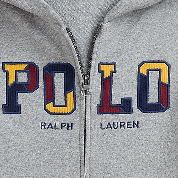 RALPH LAUREN fz hood knit shirts-sweatshirt