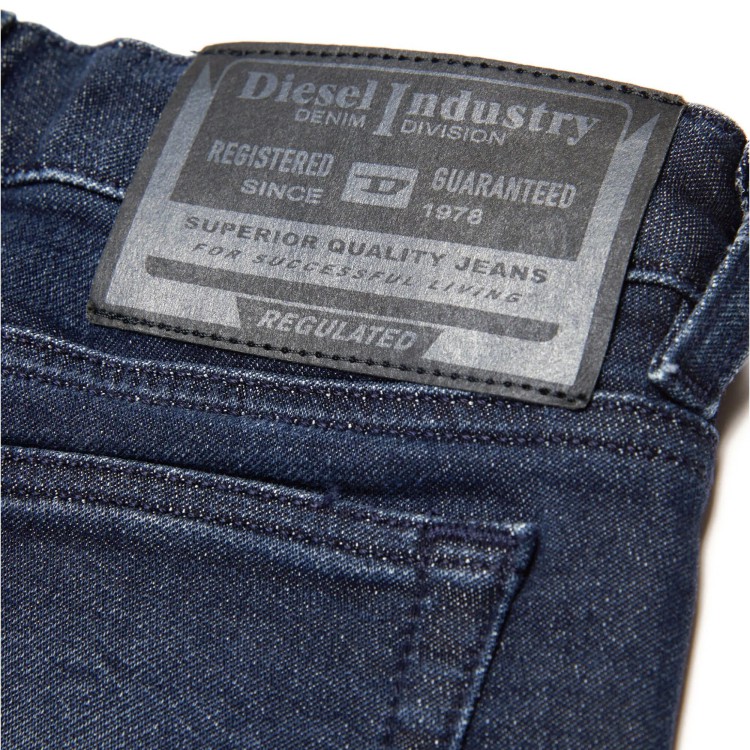 DIESEL Jeans D-Ebbey blu medio bambina