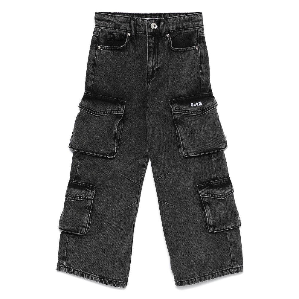 MSGM Pantalone Jeans cargo...