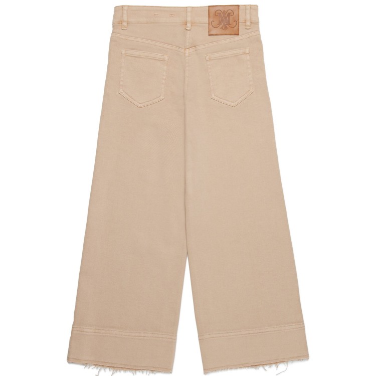 MAX&CO Pantaloni beige con applicazione bambina