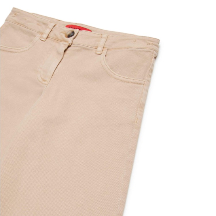 MAX&CO Pantaloni beige con applicazione bambina