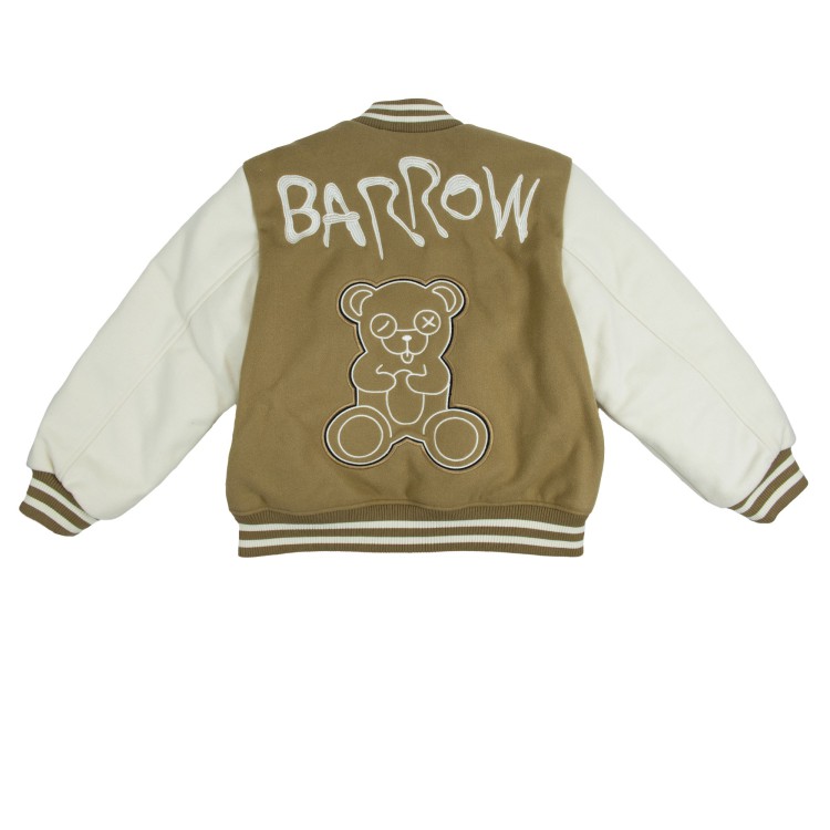 BARROW Giubbotto college cammello beige bambino