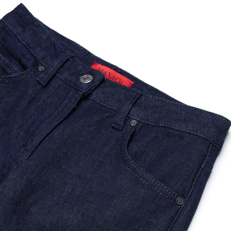 MAX&CO MAXP1F WIDE CROPPED DUOMO PANTALONI.BLUE DENIM