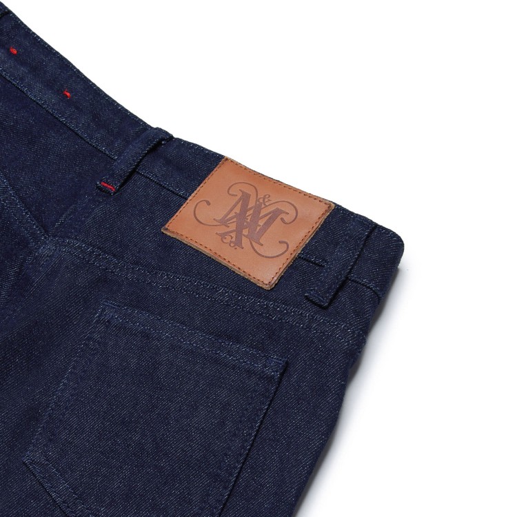 MAX&CO MAXP1F WIDE CROPPED DUOMO PANTALONI.BLUE DENIM