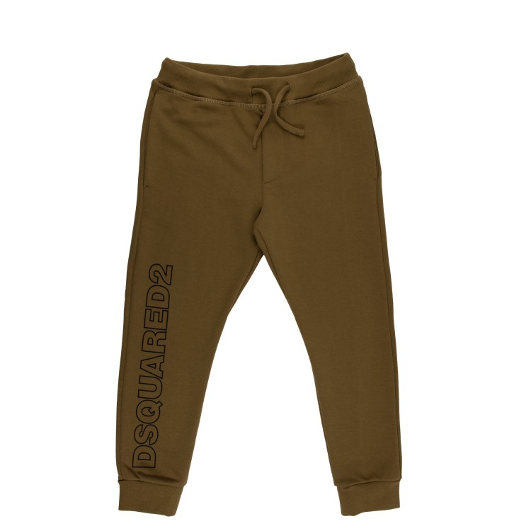 DSQUARED pantalone  felpa marrone ragazzo