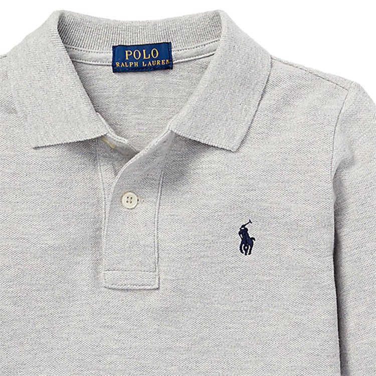 RALPH LAUREN Polo grigia bambino