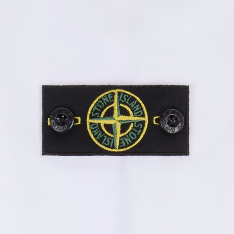 STONE ISLAND Felpa con cappuccio bianca unisex