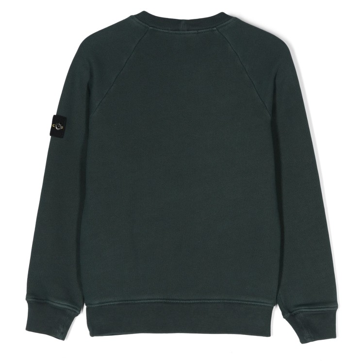 STONE ISLAND Felpa verde unisex