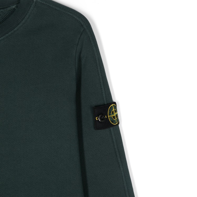 STONE ISLAND Felpa verde unisex