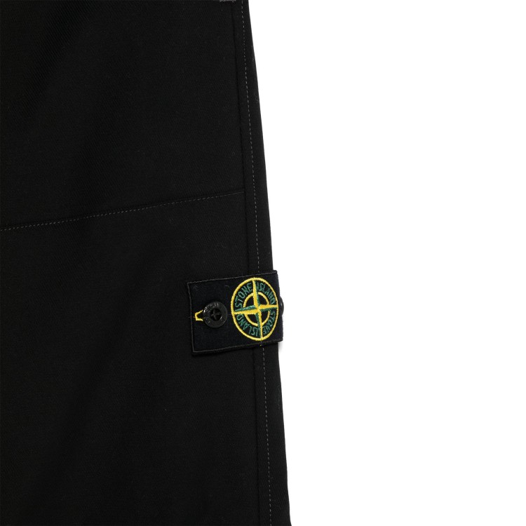 STONE ISLAND Pantaloni neri unisex