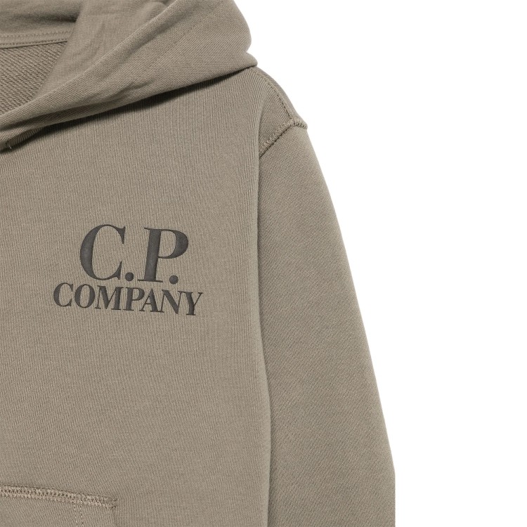 C.P. COMPANY Felpa full-zip verde oliva