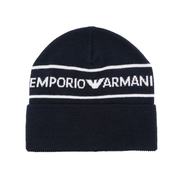 EMPORIO ARMANI Cappello blu bambino