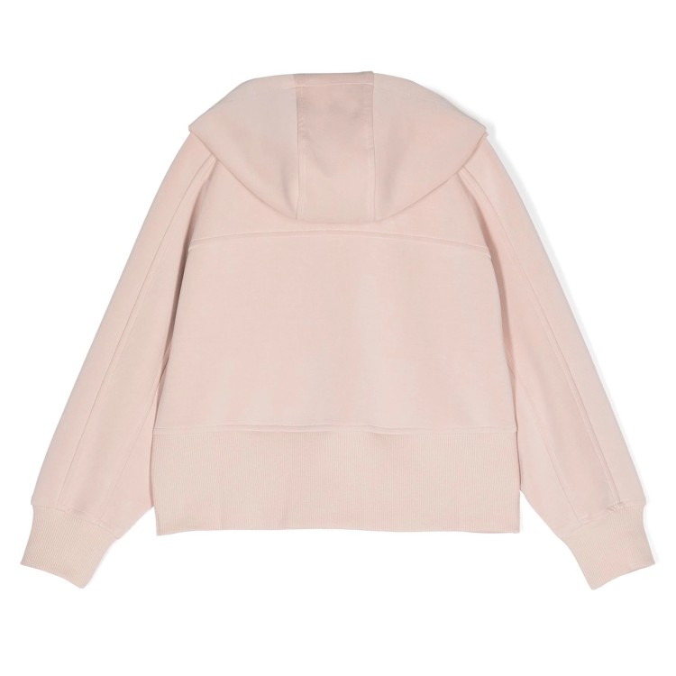 EMPORIO ARMANI Felpa full-zip rosa bambina