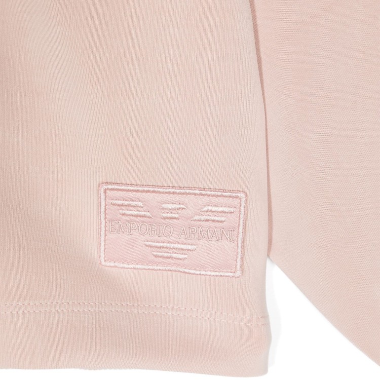 EMPORIO ARMANI Felpa full-zip rosa bambina